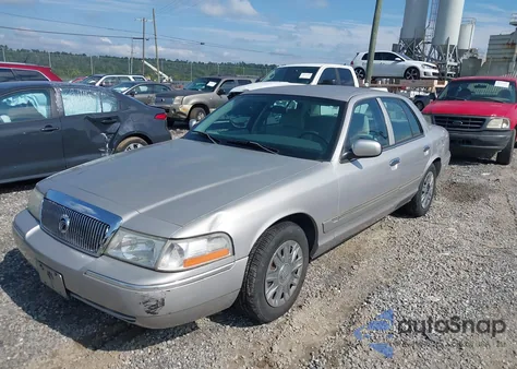 2005 Mercury Grand Marquis Gs из США, поврежденный, VIN 2MEFM74W35X629782